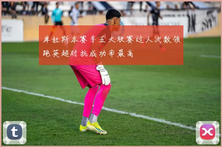 库杜斯本赛季五大联赛过人次数领跑英超对抗成功率最高